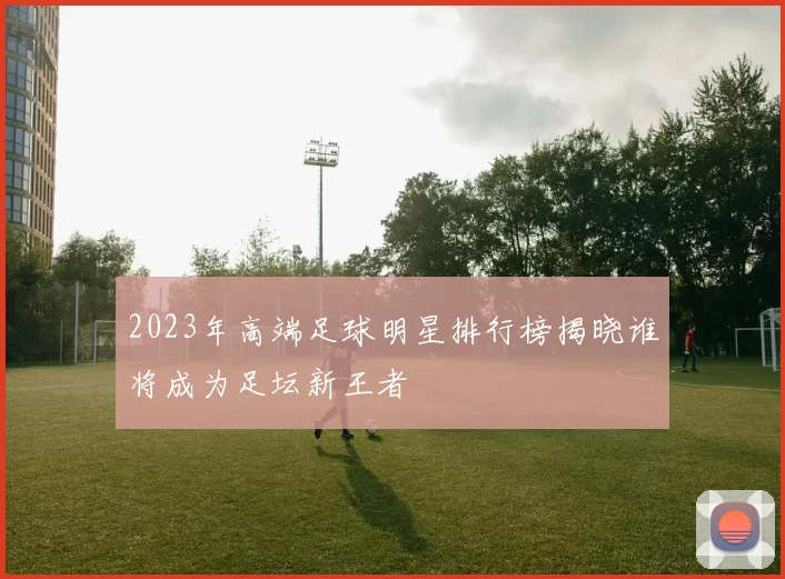 2023年高端足球明星排行榜揭晓谁将成为足坛新王者