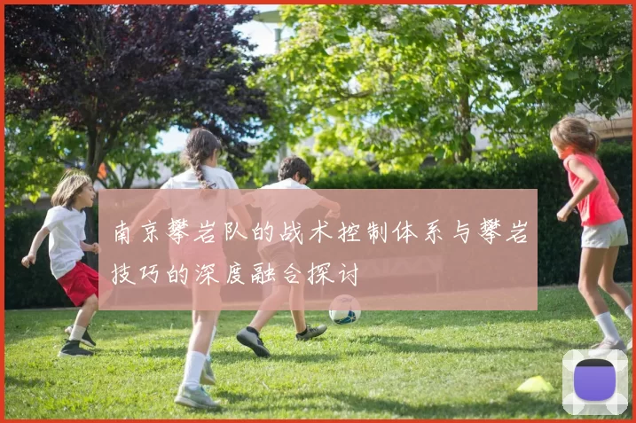 南京攀岩队的战术控制体系与攀岩技巧的深度融合探讨